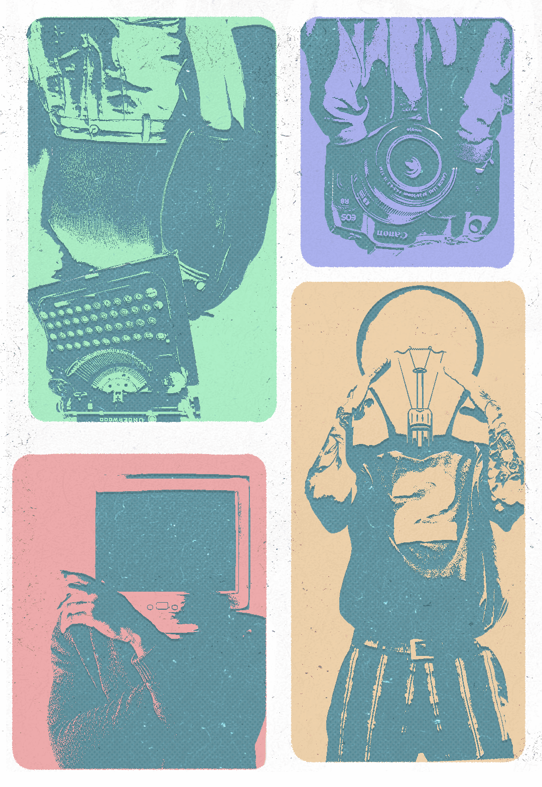 concepto trabajo creativo digital